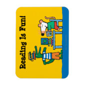 Maisy en Friends Geniet van de bibliotheek Magneet (Verticaal)