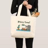 Maisy en Friends Laugh op Verhaal Tijd Grote Tote Bag (Voorkant (product))