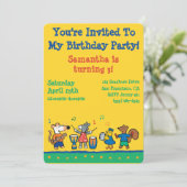 Maisy en Friends Play in Band Kaart (Staand voorkant)