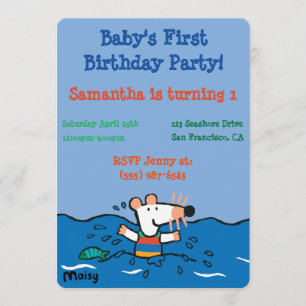 Maisy Goes zwemmen op zaterdag Kaart