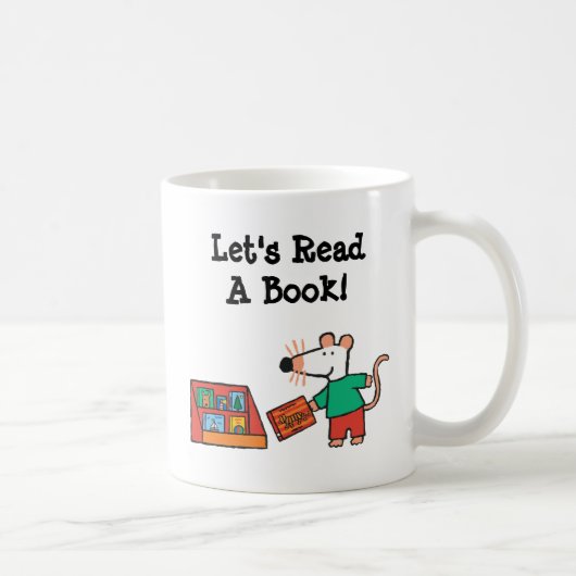 Maisy met bibliotheekboeken koffiemok (Rechts)