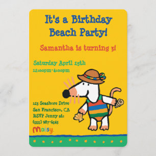 Maisy met schelpdieren op zaterdag kaart