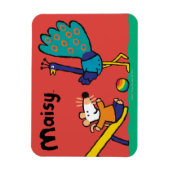 Maisy op de speelplaats met vrienden magneet (Verticaal)