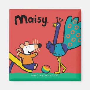 Maisy op de speelplaats met vrienden magneet