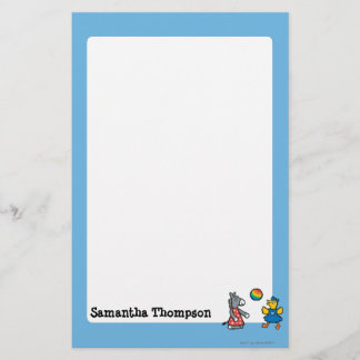 Maisy op Preschool met vrienden op de speelplaats Briefpapier