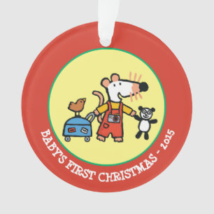 Maisy prête pour des vacances avec le bagage