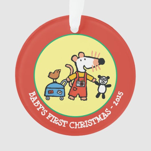 Maisy prête pour des vacances avec le bagage (devant)