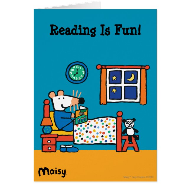 Maisy Ready voor Bed Blue Pajamas (Voorkant)