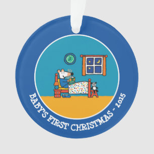 Maisy Ready voor Bed Blue Pajamas Ornament