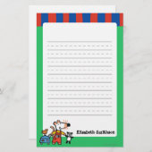 Maisy Ready voor Vakantie met bagage Briefpapier (Voorkant / Achterkant)