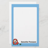 Maisy rijdt een rode auto briefpapier (Voorkant / Achterkant)