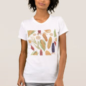 Maïszaden en maïs t-shirt (Voorkant)