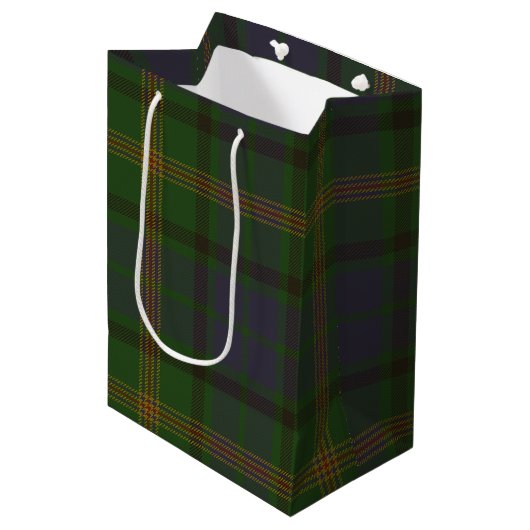 Maitland Tartan Medium Cadeauzakje (Voorkant Gekanteld)