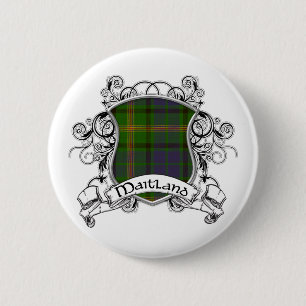Maitland Tartan Shield Ronde Button 5,7 Cm