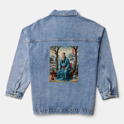 Maître antique en fleurs Art Tee (Verso)