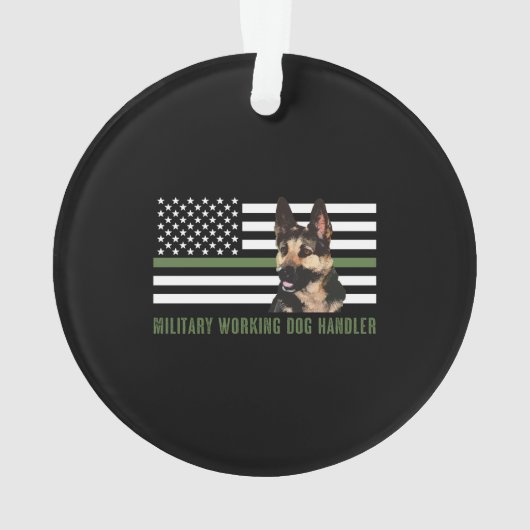 Maitre-chien de chien d'utilité militaire (dos)