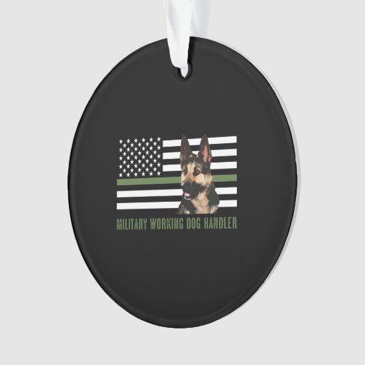 Maitre-chien de chien d'utilité militaire (devant)