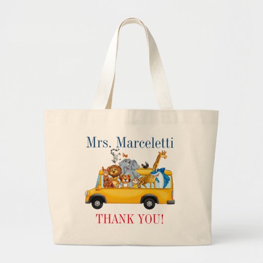 Maître, conducteur d'autobus scolaire, Sac fourre- (Devant)