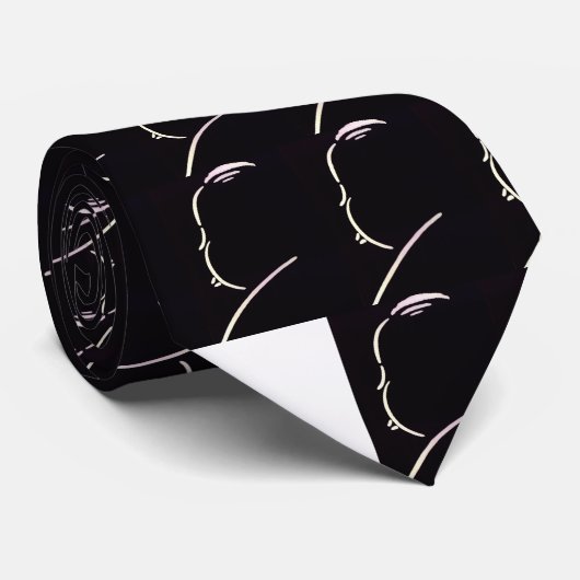 Maître de Suspense Horloge Cravate Alfred Hitchcoc (Roulé)