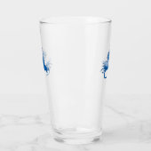 Maître de vol - Verre à pinte bleue (Gauche)