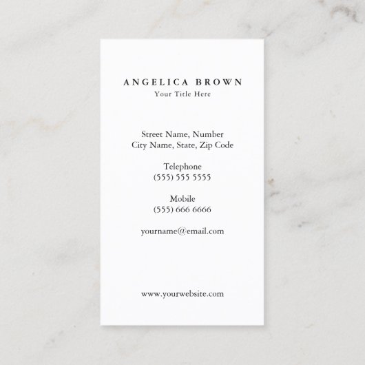 Maître Reiki avec Carte de visite Chakras (Dos)