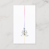 Maître Reiki avec Carte de visite Chakras (Devant)