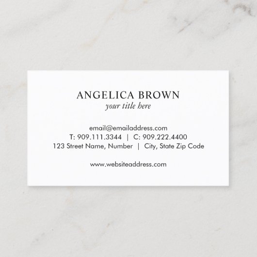 Maître Reiki avec Carte de visite Chakras (Dos)