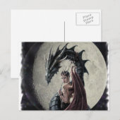 Maîtresse de dragon - carte postale (Devant / Derrière)