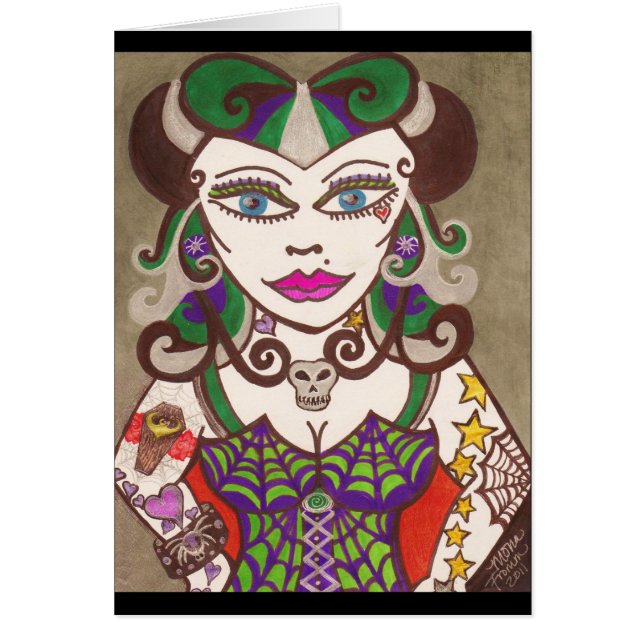 "Maîtresse de Web " (Devant)