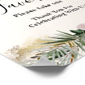 Maitrise tropicale | Poster Palm Monstera Faveurs (Coin)