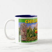 Maize Goddess "Seven Snakes" Tweekleurige Koffiemok (Links)