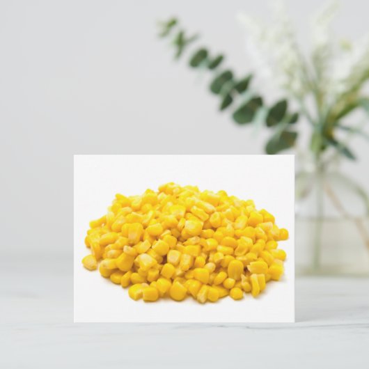 Maize kernels briefkaart (Staand voorkant)