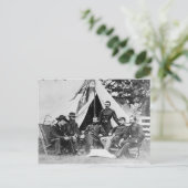 Maj. Gen. Philip Sheridan en zijn generaals 1864 Briefkaart (Staand voorkant)