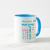 Maj Mug bleu 2 tonus (Devant droit)