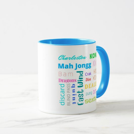Maj Mug bleu 2 tonus (Devant droit)