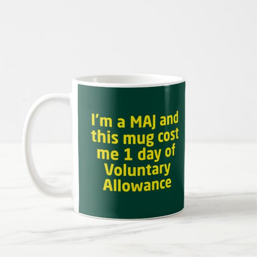 Maj VA Coffee Mug (Gauche)