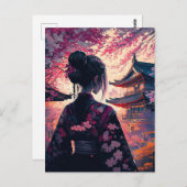 Maja Kirschblüten - Postcard Briefkaart (Voorkant / Achterkant)