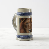 Majestätischer Löwe  Bierpul (Voorkant links)