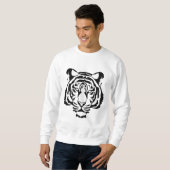 Majestätischer Tiger – Kraft & Eleganz im Design Trui (Voorkant volledig)