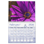 Majesté de calendrier de fleurs (Feb 2026)