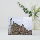 Majesté médiévale : Carte postale Rothenburg Ratha (Debout devant)