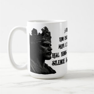 « Majesté Royale Mug Roi Blanc Puissance À Chaque