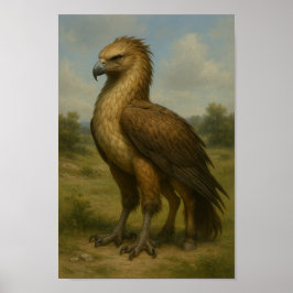 Majesteit in het wild - Hippogriff in een weide Poster