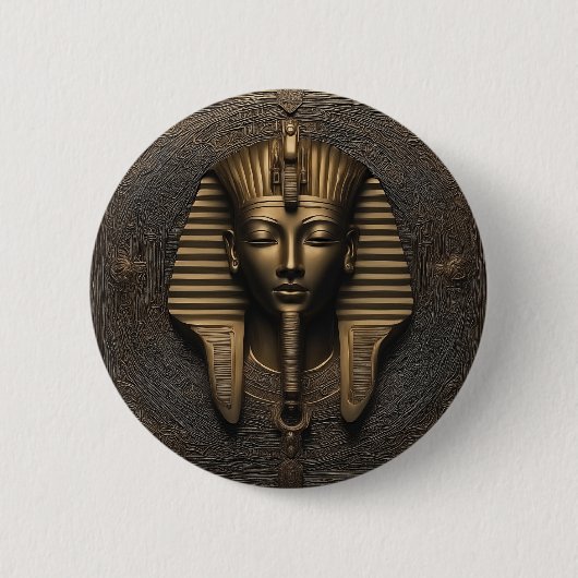 Majesteit van de Farao: Luxe Button Art (Voorkant)