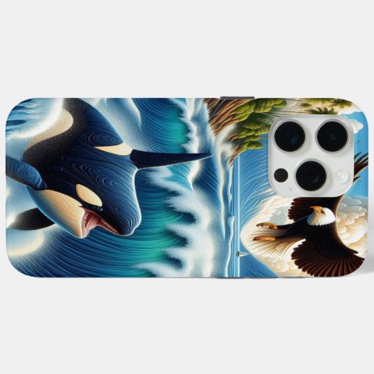 Majesteit van de Oceaan Case-Mate iPhone Case (Achterkant (horizontaal))