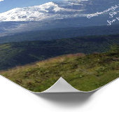 Majesteit van het Paarse gebergte Poster (Hoek)