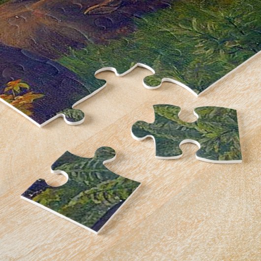 Majesteits in een Zweeds Autumn Landschap Legpuzzel (Zijkant)