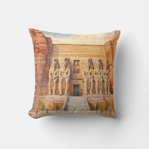 Majestic Abu Simbel Temple Kussen