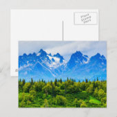 Majestic Alaska Mountains Briefkaart (Voorkant / Achterkant)