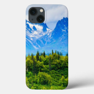 Majestic Alaska Mountains iPhone 13 Hoesje